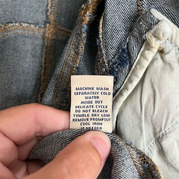 CAbi Women's XS Vintage Double-Breasted Denim Jacket Blue Casual - Picture 5 of 6